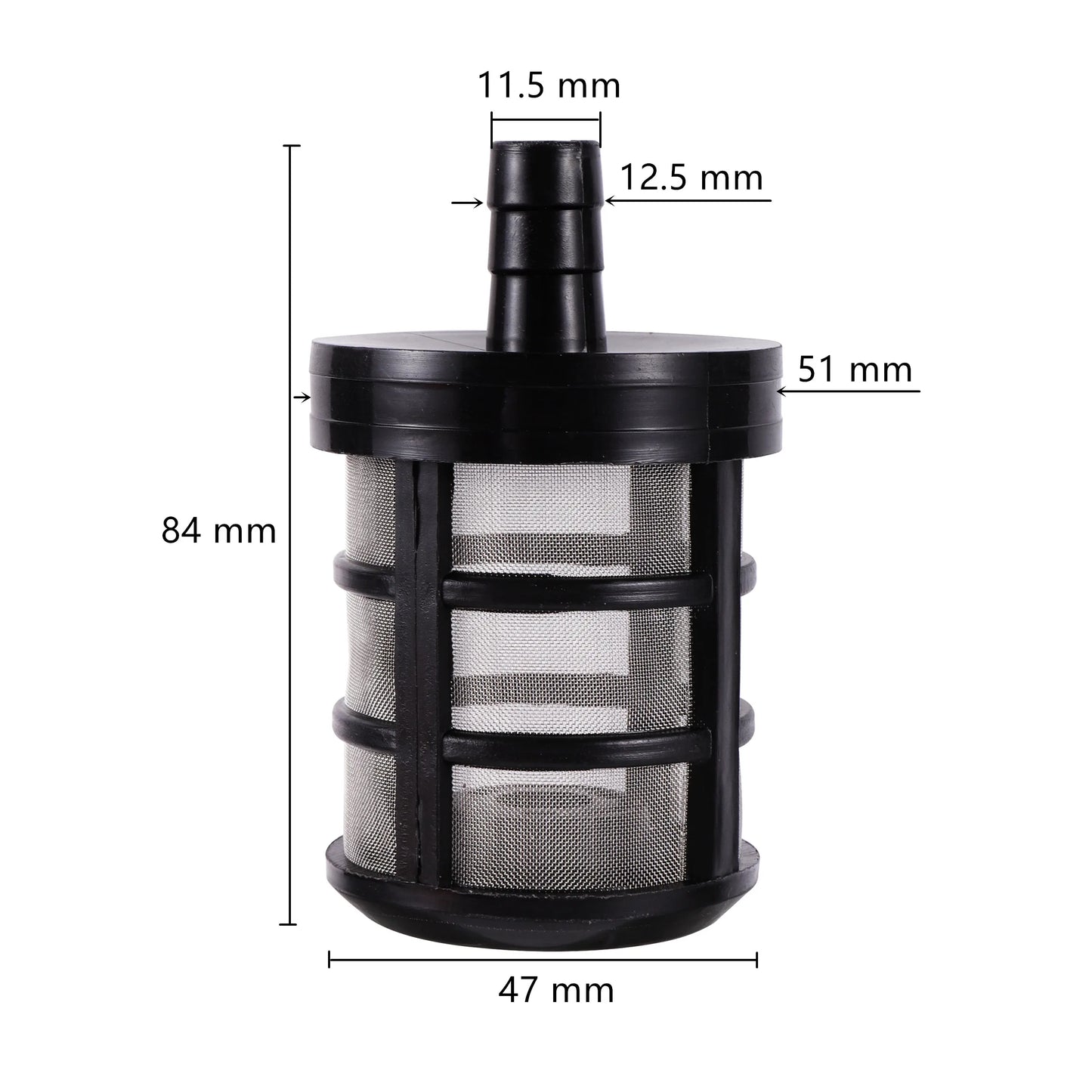 7/8/10/12/13mm Hose Pipe Filter Car Wash Garden Irrigation Filters Sprayer Pump Filtering Net Strainer Stainless Steel Mesh