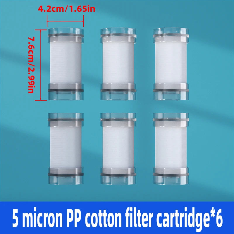 Purifier Output Universal Shower Filter PP Cotton Shower Strainer Faucet Water Heater Purification Kitchen Bathroom Fittings