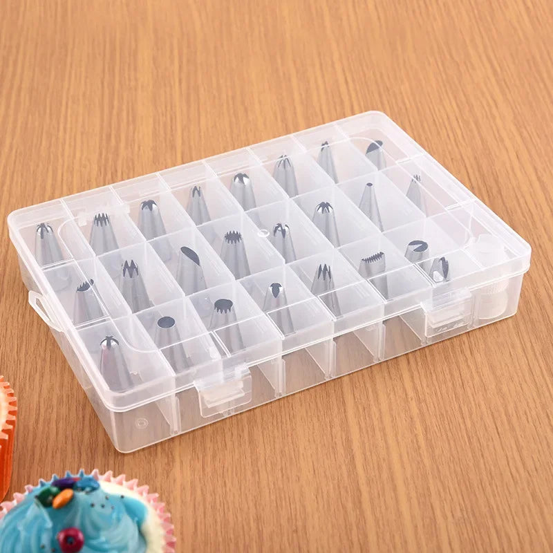 Pastry Socket Cake Nozzles for Confectionery Professional Set Icing Cream Piping Tips Cookies Cupcake Cake Decorating Tool
