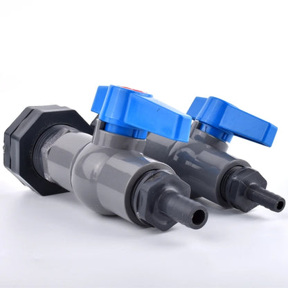 1 Set 1/2'' 3/4'' to 8~20mm Water Tank Connector Aquarium Fish Tank Drain Adapter Garden Irrigation Water Pipe Ball Valve Joints