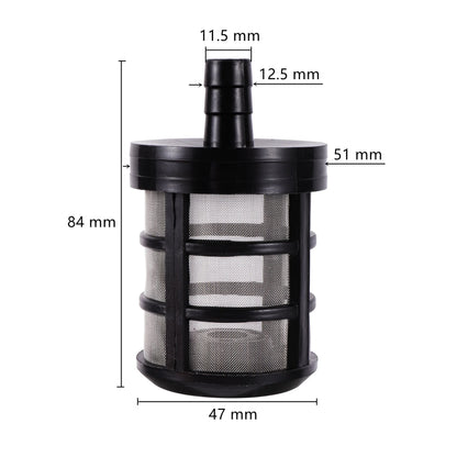 7/8/10/12/13mm Hose Pipe Filter Car Wash Garden Irrigation Filters Sprayer Pump Filtering Net Strainer Stainless Steel Mesh