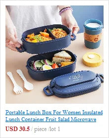 Portable Large Capacity Lunch Box With Heating Stainless Steel Food Container Lunchbox Thermos For Kids Storage Box Bento Box
