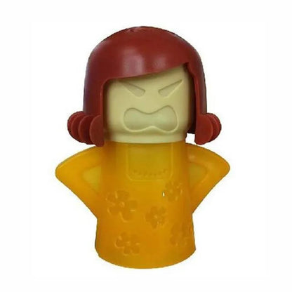 Angry Mom Model Microwave Cleaner Easily Clean Oven Steam Cleaner Appliances for The Kitchen Refrigerator Cleaning