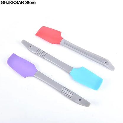 1PC Silicone Spatula Butter Cake Cream Scraper Blade Batter Brush Baking Tools Small Silica Gel Scraper Kitchen Baking Gadgets
