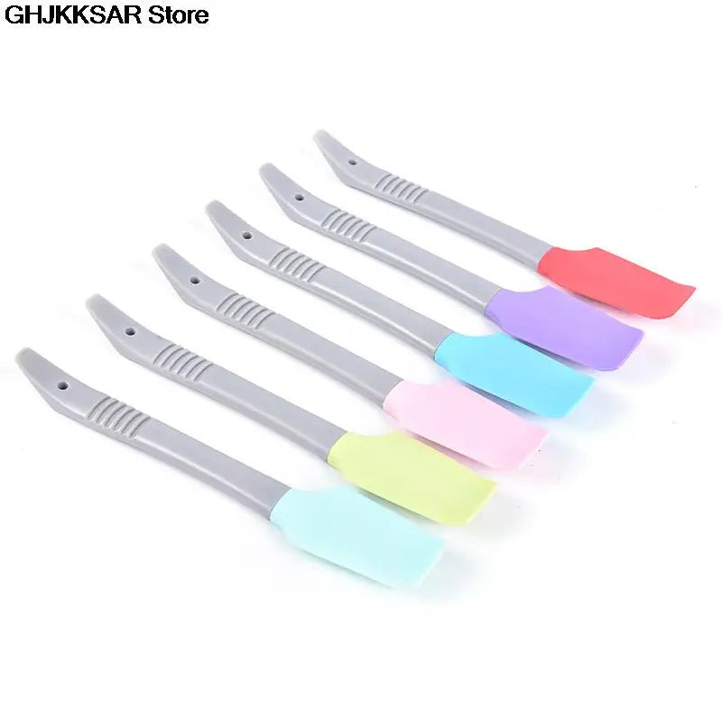 1PC Silicone Spatula Butter Cake Cream Scraper Blade Batter Brush Baking Tools Small Silica Gel Scraper Kitchen Baking Gadgets