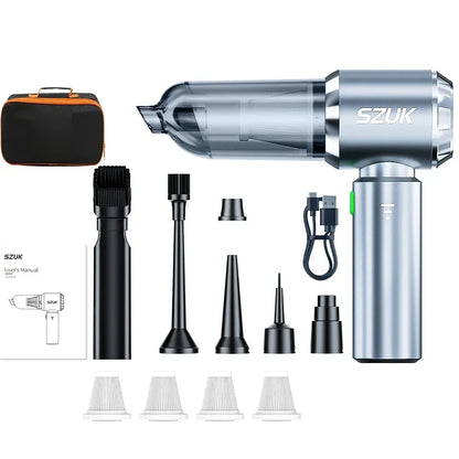 SZUK 18000PA Mini Car Vacuum Cleaner Wireless Handheld Cleaning Machine for Keyboard Powerful Portable Vacuum Cleaner for Car