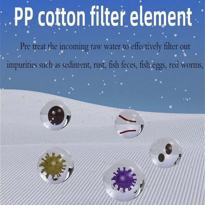 Purifier Output Universal Shower Filter PP Cotton Shower Strainer Faucet Water Heater Purification Kitchen Bathroom Fittings