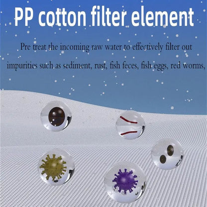 Purifier Output Universal Shower Filter PP Cotton Shower Strainer Faucet Water Heater Purification Kitchen Bathroom Fittings