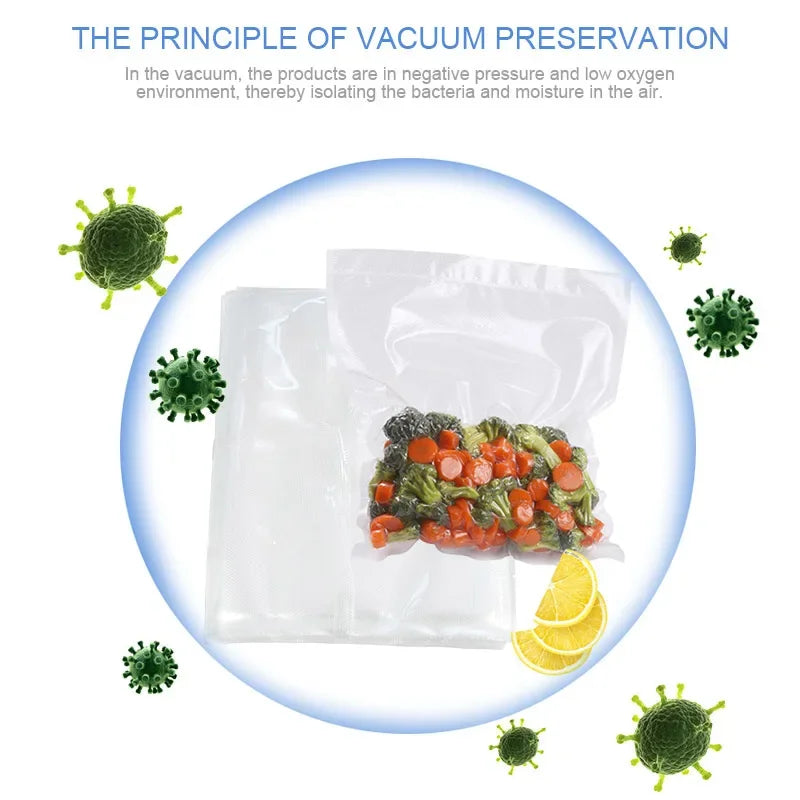 100pcs/Pack Food Vacuum Bag for Seaing Machine  (15*25cm)