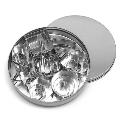 Stainless Steel Sugar Biscuit Press Stamp Embosser Cookie Cutter DIY Fondant Cake Mold Pastry Decor Baking Accesories