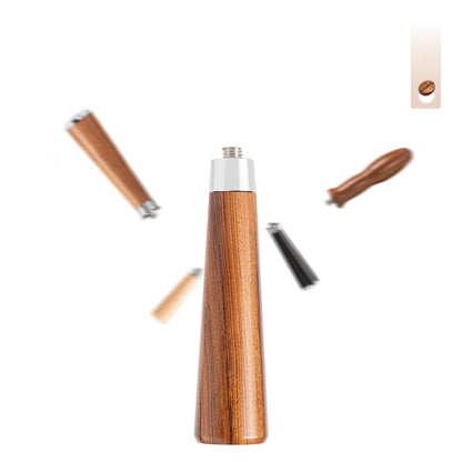 Parts Portafilter Handle 1pc Accessories Fittings Kitchen M10 Thread Replacement Solid Walnut Wood Wooden Handle