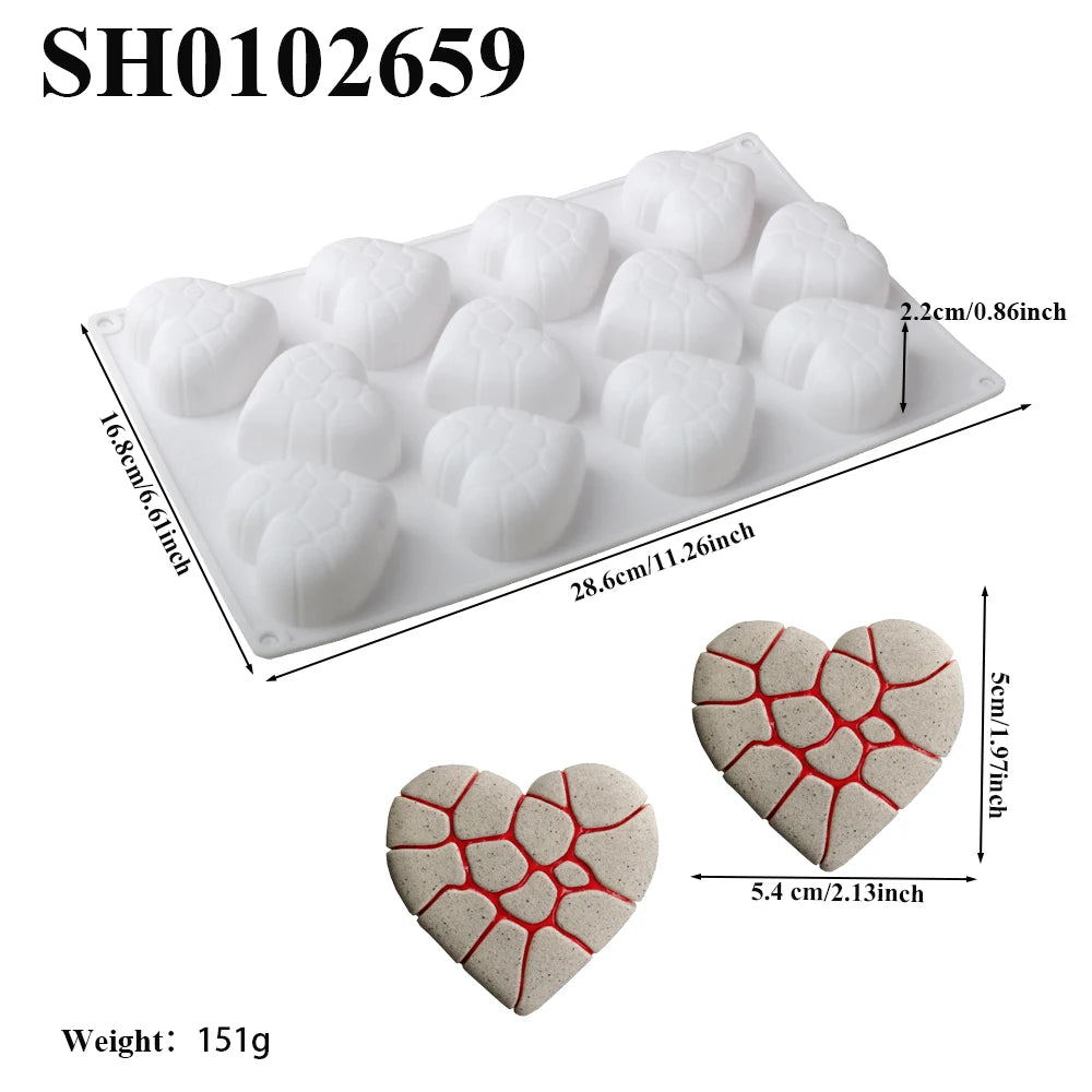 Chrysanthemum Cocoa Bean Pudding Cup Cherry Blossom Design Silicone Cake Mold Chocolate Mould Kitchen Dessert Decorating Tools