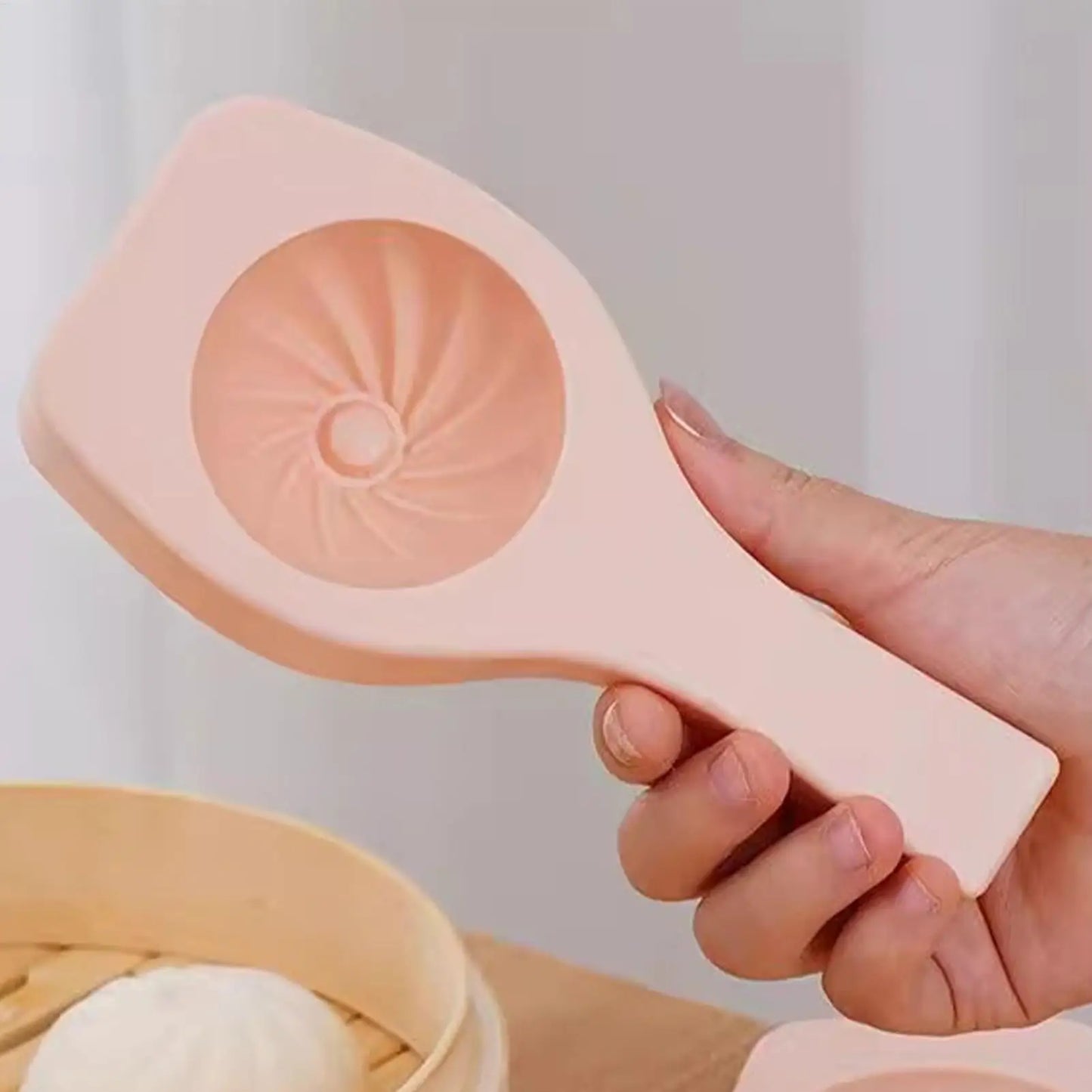 Chinese Baozi Molds Handmade Pastry Bun Making Mould Handheld Chinese Style Baozi Maker Steamed Stuffed Bun Tool