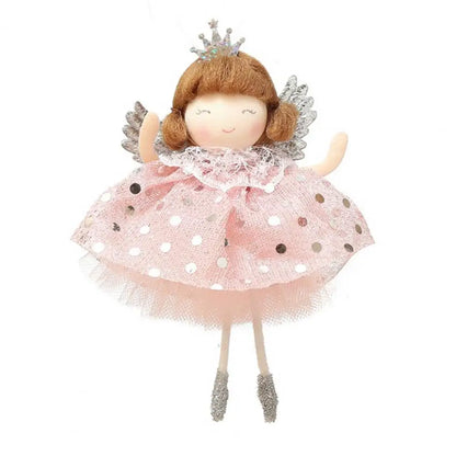 Lovely Angel Doll Attractive Hanging Pendant Colorful Vivid Christmas Doll Xmas Tree Ornament