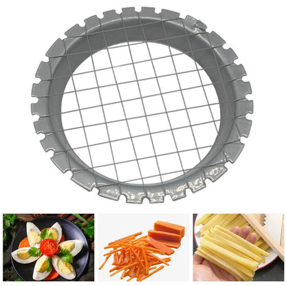 Egg Cutter Stainless Steel Egg Slicer Cutter Cut Egg Device Grid For Vegetables Salads Potato Tool Chopper  Kitchen Accessories