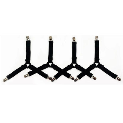 Home Adjustable Elastic Bed Sheet Fixing Clip Sofa Mattress Cover Corner Holder Clip Fastener Mattress Feets Organize Gadgets