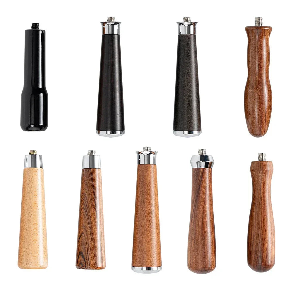 Parts Portafilter Handle 1pc Accessories Fittings Kitchen M10 Thread Replacement Solid Walnut Wood Wooden Handle