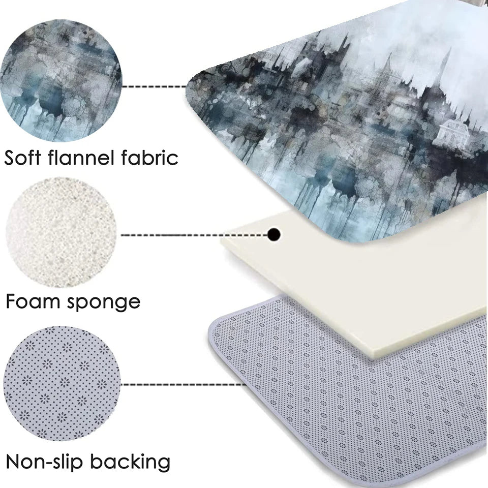 Modern Abstract Style Large Living Room Carpet Decoration Home Rugs for Bedroom Non-slip Lounge Rug Mat for Children Washable