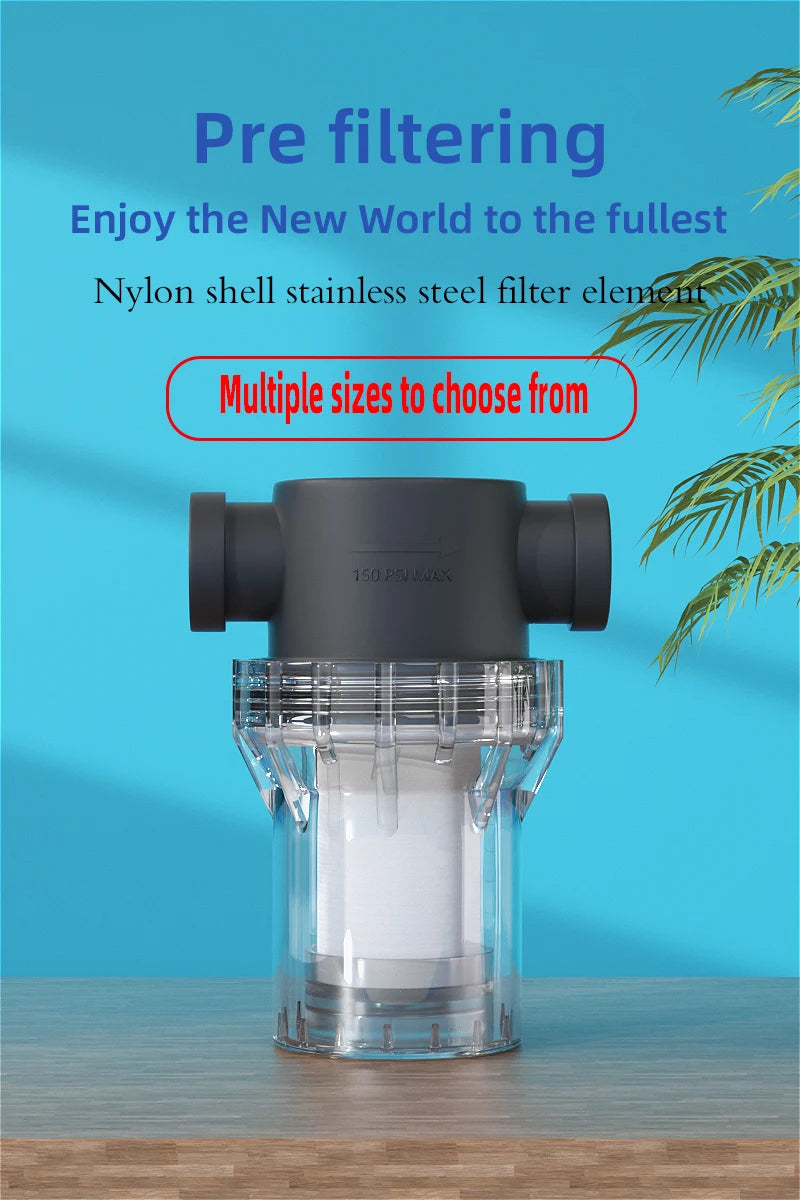 Purifier Output Universal Shower Filter PP Cotton Shower Strainer Faucet Water Heater Purification Kitchen Bathroom Fittings