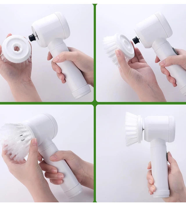 Multipurpose Cleaning Brush  Kitchen Gadgets Hair Brushes Bathroom Broom Toilet Mops Electric Household Cordless Spin Scrubber