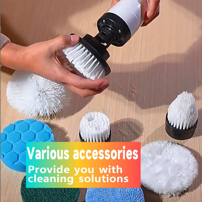 Multipurpose Cleaning Brush  Kitchen Gadgets Hair Brushes Bathroom Broom Toilet Mops Electric Household Cordless Spin Scrubber