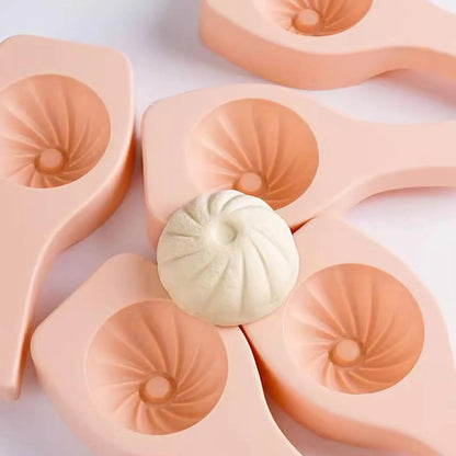 Chinese Baozi Molds Handmade Pastry Bun Making Mould Handheld Chinese Style Baozi Maker Steamed Stuffed Bun Tool