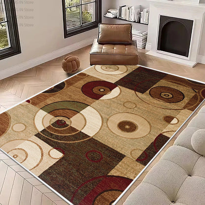 Modern Abstract Style Large Living Room Carpet Decoration Home Rugs for Bedroom Non-slip Lounge Rug Mat for Children Washable