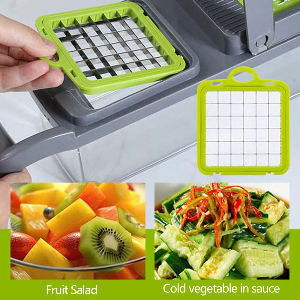 Multifunctional Vegetable Chopper Handle Food Grate Food Chopper Vegetable Slicer Dicer Cut Kitchen Items cocina