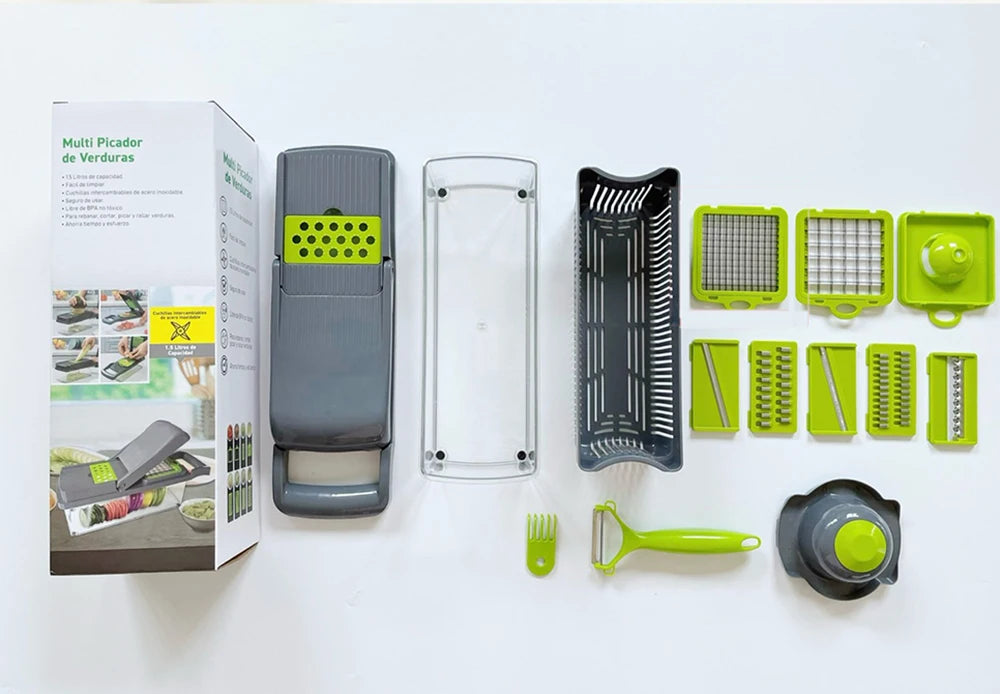 Multifunctional Vegetable Chopper Handle Food Grate Food Chopper Vegetable Slicer Dicer Cut Kitchen Items cocina