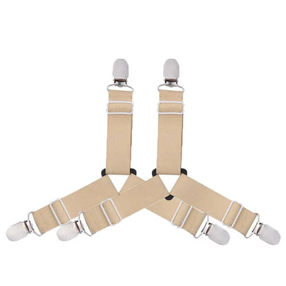 Home Adjustable Elastic Bed Sheet Fixing Clip Sofa Mattress Cover Corner Holder Clip Fastener Mattress Feets Organize Gadgets
