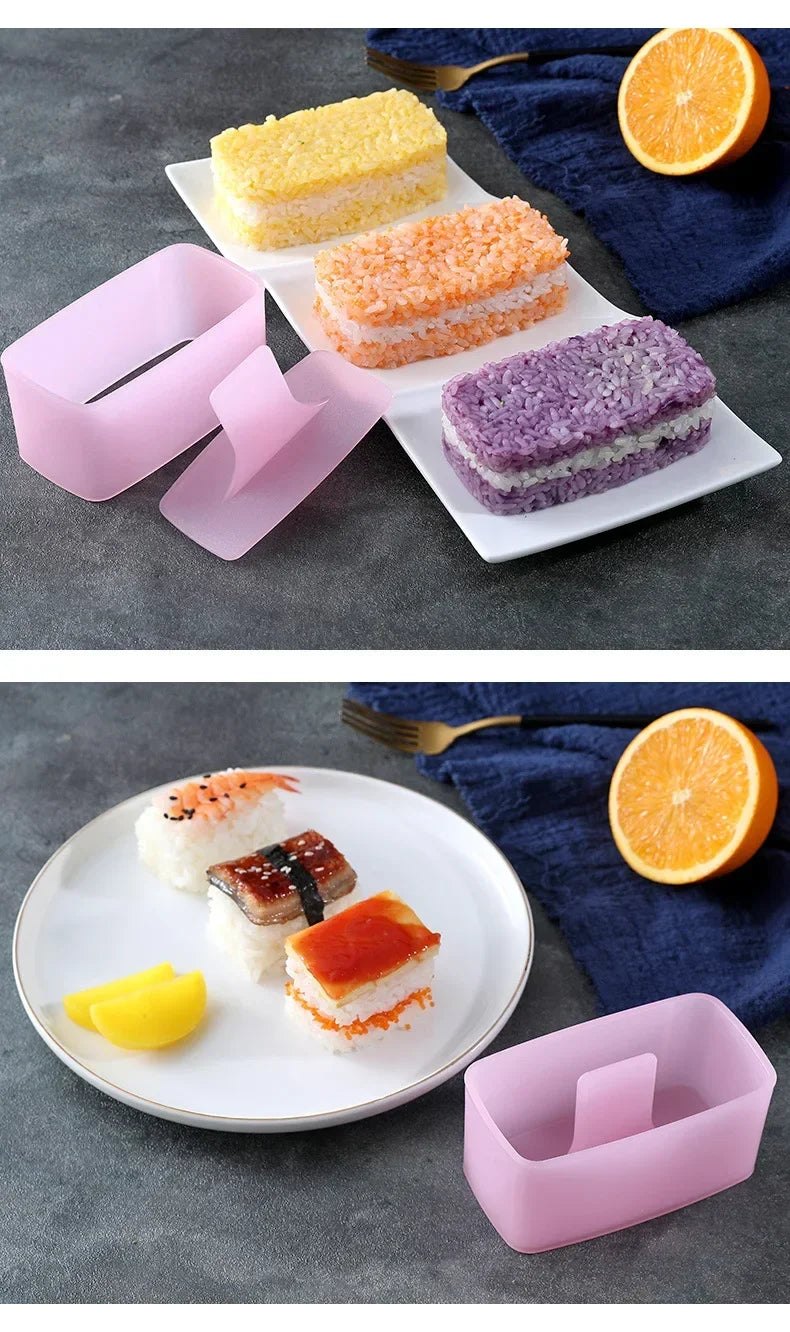 1Pc Warship Sushi Mould Onigiri Mould Rectangular Sushi Kitchen Accessories Set Bento Mould Cooking Tools Rice
