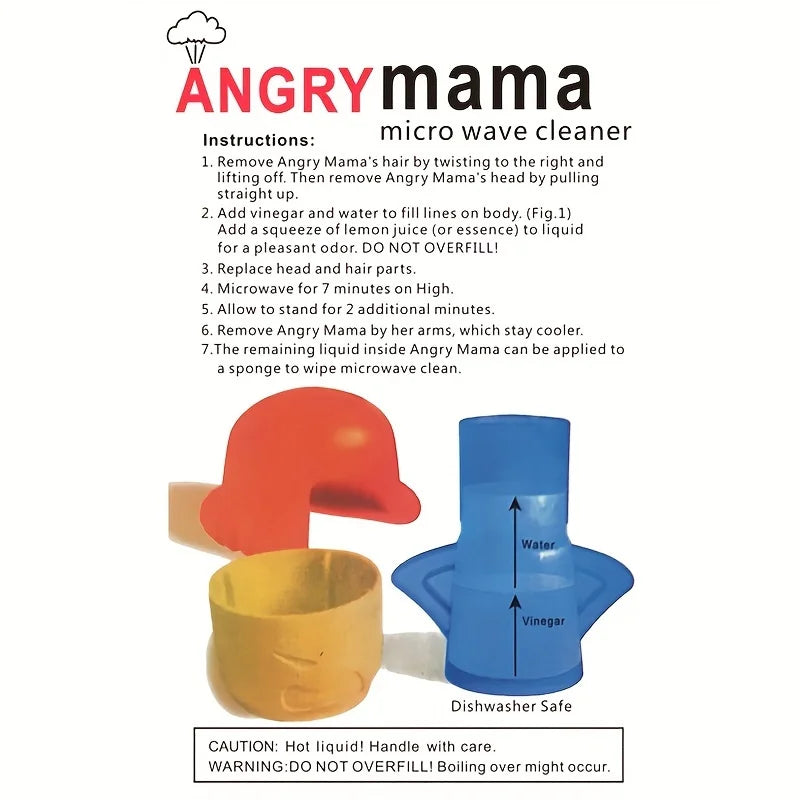 Angry Mama Microwave Steam Cleaner