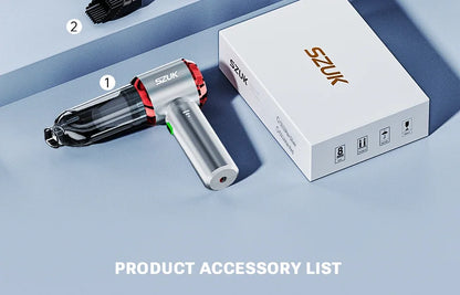 SZUK 18000PA Mini Car Vacuum Cleaner Wireless Handheld Cleaning Machine for Keyboard Powerful Portable Vacuum Cleaner for Car