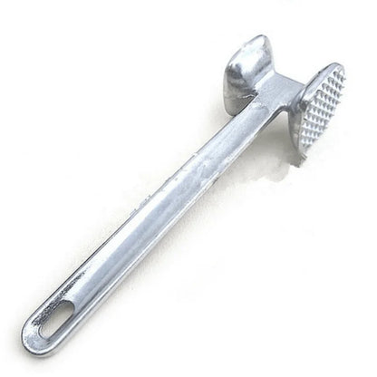 Meat Tenderizer Hammer, Stainless Steel Steak Metal Mallet Kitchen Tool Heavy Duty Durable Double-Sided Meat Tenderizer
