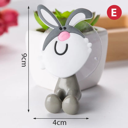 Suction Cup Toothbrush Holder Bathroom Accessories Set Tool Wall Suction Holder Animal Cute Cartoon Animals