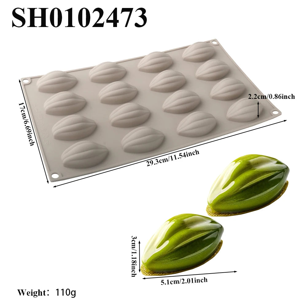 Chrysanthemum Cocoa Bean Pudding Cup Cherry Blossom Design Silicone Cake Mold Chocolate Mould Kitchen Dessert Decorating Tools