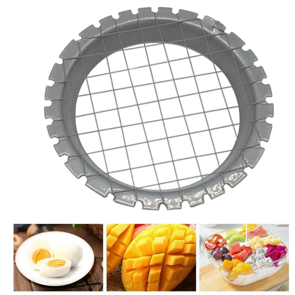 Egg Cutter Stainless Steel Egg Slicer Cutter Cut Egg Device Grid For Vegetables Salads Potato Tool Chopper  Kitchen Accessories