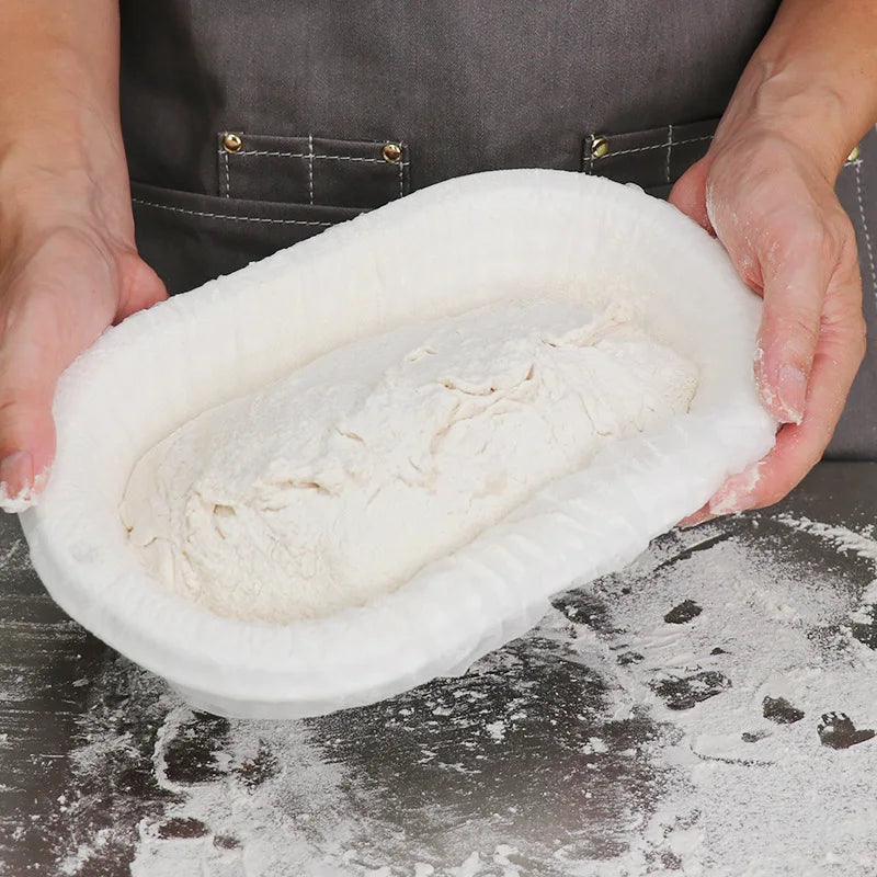 Bread Fermentation Basket Round Elliptical Rural Bread Fermentation Basket Household Baking Dough Fermentation Mold