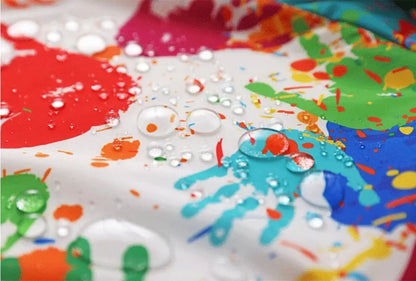 Kids Painting Waterproof Long Sleeved Cover Kindergarten Art Painting Smock Reverse Dressing Gown Baby Eating Bib Children Apron