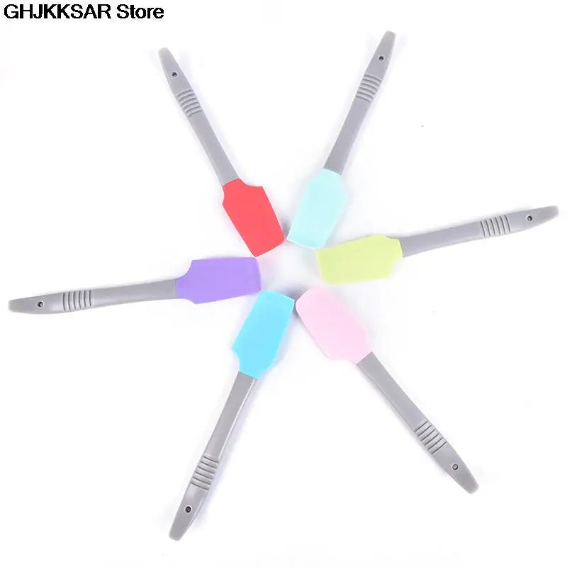 1PC Silicone Spatula Butter Cake Cream Scraper Blade Batter Brush Baking Tools Small Silica Gel Scraper Kitchen Baking Gadgets