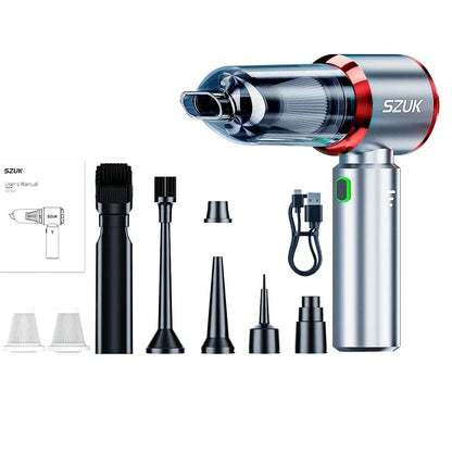 SZUK 18000PA Mini Car Vacuum Cleaner Wireless Handheld Cleaning Machine for Keyboard Powerful Portable Vacuum Cleaner for Car