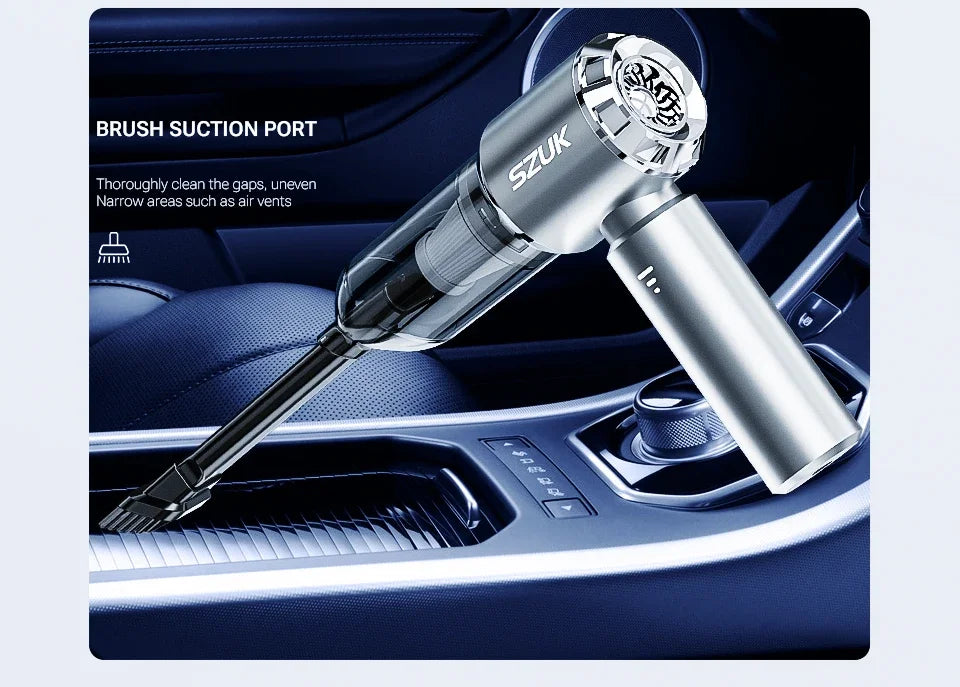 SZUK 18000PA Mini Car Vacuum Cleaner Wireless Handheld Cleaning Machine for Keyboard Powerful Portable Vacuum Cleaner for Car