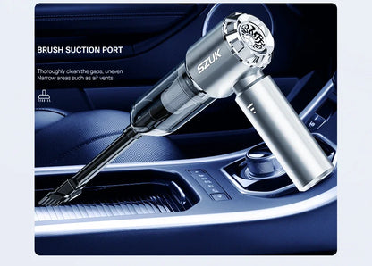SZUK 18000PA Mini Car Vacuum Cleaner Wireless Handheld Cleaning Machine for Keyboard Powerful Portable Vacuum Cleaner for Car