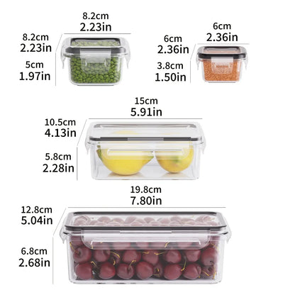 8-Piece Airtight Food Storage Container Set