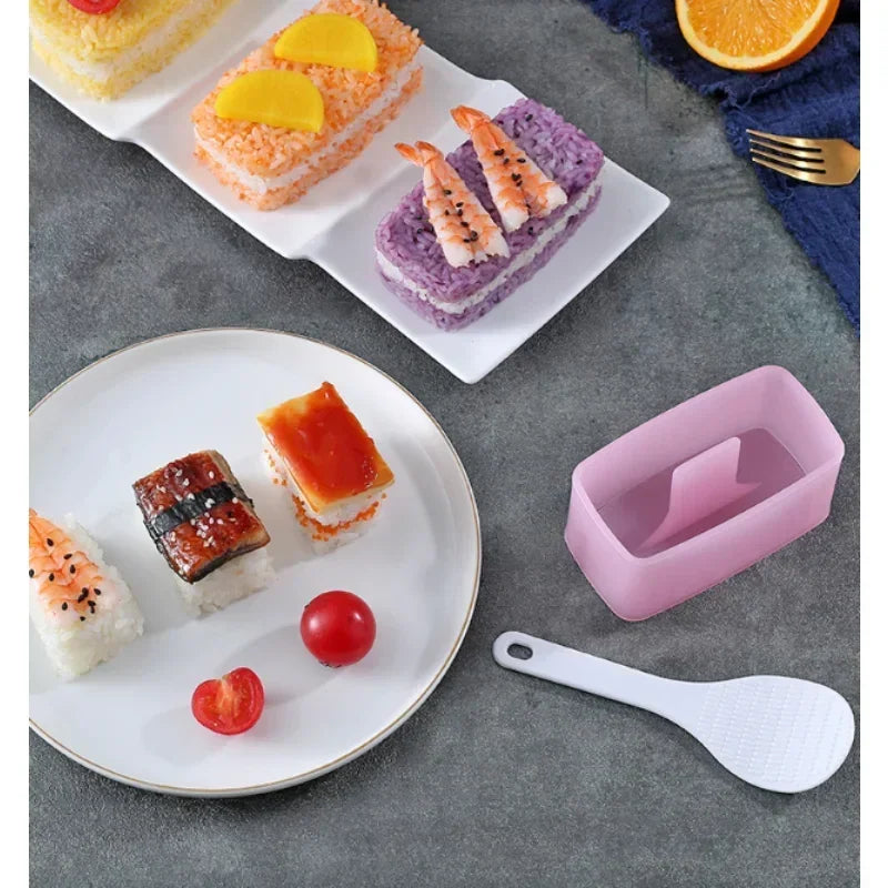 1Pc Warship Sushi Mould Onigiri Mould Rectangular Sushi Kitchen Accessories Set Bento Mould Cooking Tools Rice