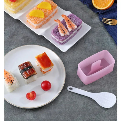1Pc Warship Sushi Mould Onigiri Mould Rectangular Sushi Kitchen Accessories Set Bento Mould Cooking Tools Rice