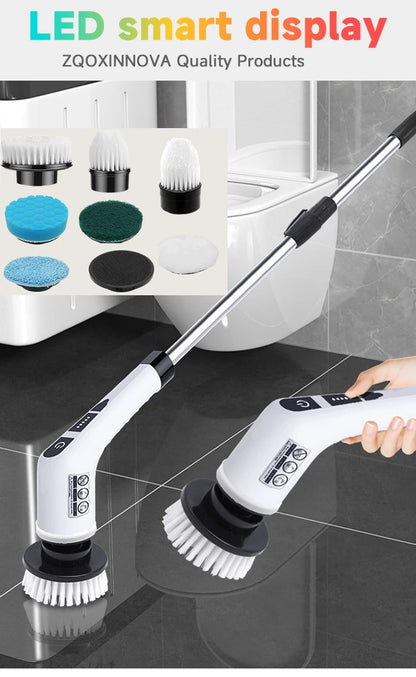 Multipurpose Cleaning Brush  Kitchen Gadgets Hair Brushes Bathroom Broom Toilet Mops Electric Household Cordless Spin Scrubber