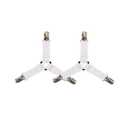 Home Adjustable Elastic Bed Sheet Fixing Clip Sofa Mattress Cover Corner Holder Clip Fastener Mattress Feets Organize Gadgets
