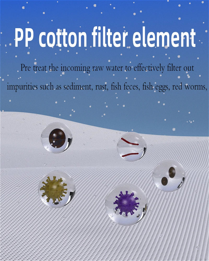 Purifier Output Universal Shower Filter PP Cotton Shower Strainer Faucet Water Heater Purification Kitchen Bathroom Fittings
