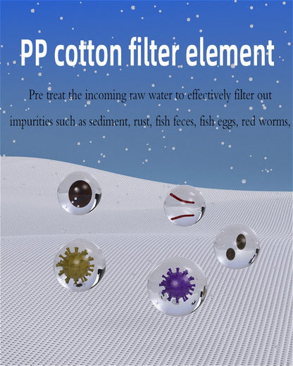 Purifier Output Universal Shower Filter PP Cotton Shower Strainer Faucet Water Heater Purification Kitchen Bathroom Fittings